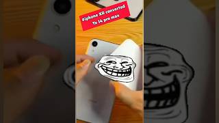 Transforming iPhone XR to 14 Pro Max in Minutes Epic DIY Back Glass Mod  trending shorts xr [upl. by Navada]