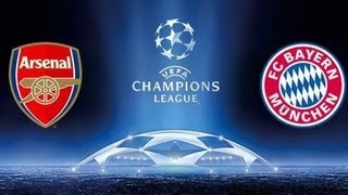 Arsenal London vs Bayern München 13 Champions League Round of 16  19022013 [upl. by Burck]