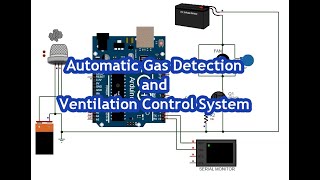 Automatic Gas Detection and Ventilation System with Arduino MQ2 Sensor and IRF540N MOSFET [upl. by Azpurua]