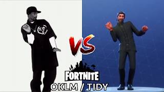 DANCE OKLM  TIDY  IN REAL LIFE ► FORTNITE [upl. by Danae]