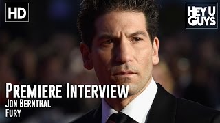 Jon Bernthal Interview  Fury Premiere [upl. by Leanahtan]