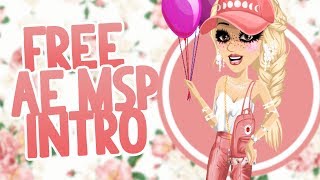 「MSP」Free After Effects MovieStarPlanet Intro Template  Tutorial  Watch me Edit [upl. by Herrick]