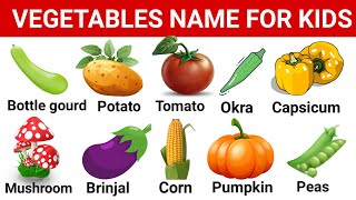 Vegetables name  Vegetables name in English  Vegetables name for children [upl. by Ohare]