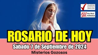 ROSARIO DE HOY Sábado 7 de SEPTIEMBRE GOZOSOS Guía Completa para Rezar el Rosario Correctamente [upl. by Doran]