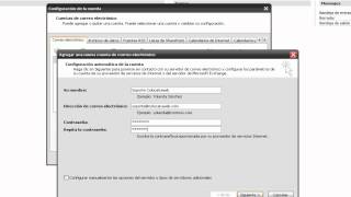 Configurar cuenta de correo con Microsoft Office Outlook [upl. by Rabjohn]