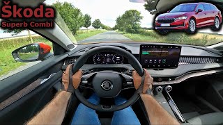 2024 Škoda Superb Combi 15 eTSI DSG  POV driving [upl. by Watters983]