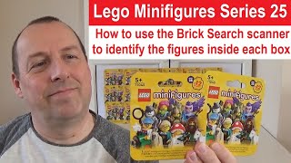 Lego Minifigures Series 25  How to identify the figure inside the box [upl. by Kcirderf630]