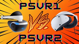 PSVR1 VS PSVR2 comparison in 2024 [upl. by Graves]