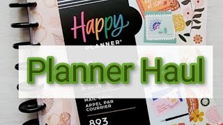 Planner Supply Haul from Happy Planner Live Love Posh amp Cassthetic Plans [upl. by Assyram320]