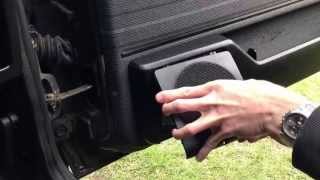 Refitting door speaker cover VW Golf MK2 [upl. by Hanover]