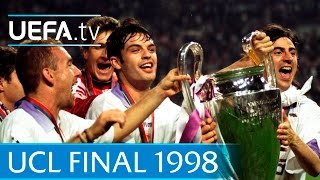 Real Madrid v Juventus 1998 UEFA Champions League final highlights [upl. by Ericka963]