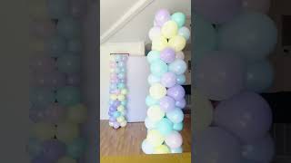 Como Hacer Arco De Globos Organico Para Fiesta Cumpleaños Aniversario Baby Shower shorts [upl. by Nylteak]