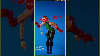 Fortnite Mine Emote With Cammy Skin Thicc 🍑😍🥵 [upl. by Ellenej]