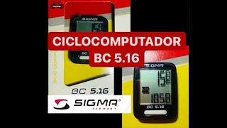 CICLOCOMPUTADOR MARCA SIGMA TUTORIAL ESPAÑOL [upl. by Leryt]