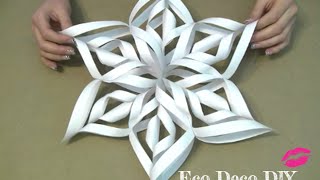 Vero Vi 💋 COPOS DE NIEVE 3D de papel 💜 [upl. by Udela]