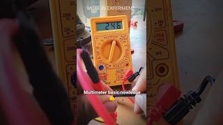 How To Use Multimeter Multimeter Basic Knowledge 👌 Multimeter shortsfeed viral [upl. by Primrosa]