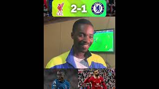 Liverpool vs Chelsea  Ghanaian fan reaction  premier league highlights [upl. by Nev814]