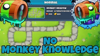 Bloonarius Tutorial  No Monkey Knowledge  Monkey Meadow  BTD6 [upl. by Htieh]