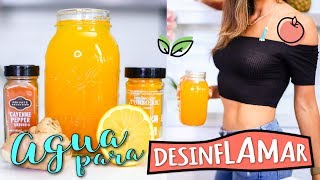 AGUA DETOX EN AYUNAS PARA DESINFLAMAR EL VIENTRE Y ACELERAR EL METABOLISMO [upl. by Molini]