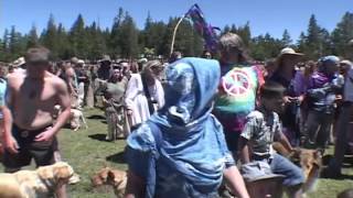 4th of July at National Rainbow Gathering in Utah prayer for peace [upl. by Ynar]