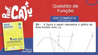 UEMS 2022 23 📘 FUNÇÕES A figura a seguir representa o gráfico de duas funções f g Com base nos [upl. by Sarena]