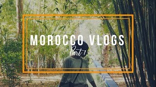 MOROCCO VLOG PART 1 MARRAKECH OUZOUD RIAD  BY SALMAA [upl. by Jaye]