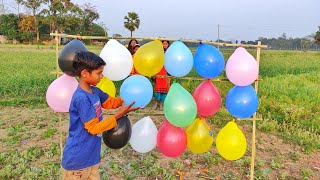 outdoor fun with Flower Balloon and learn colors for kids by I kids episode 142 [upl. by Lais705]