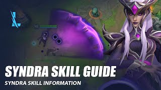 Syndra Skill Guide  Wild Rift [upl. by Joete]