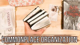 Common Place Book Organization  Commonplace Notebook [upl. by Casady]