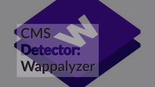 CMS detector extension Wappalyzer for Chrome and Mozilla Firefox  Bangla Tutorial [upl. by Rehttam]