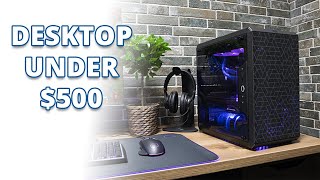 Top 5 Best Prebuilt Desktop PC Under 500 [upl. by Schlessel842]