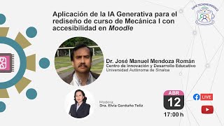 Aplicación de la IA Generativa para el rediseño de curso de Mecánica I con accesibilidad en Moodle [upl. by Fotina]