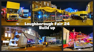 Loughborough Fair 2024 Build up walk through [upl. by Nor]