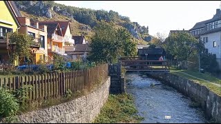 Mein Spaziergang durch die Stadt Pottenstein Bayern [upl. by Aihsak933]