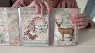 Folio in opbergbox Stamperia pink christmas [upl. by Adamsun483]