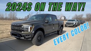 2024 Ford F150 Raptors built Every color shown and getting ready to ship 2024Fordraptor [upl. by Suiram797]