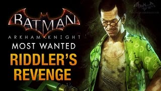 Batman Arkham Knight  Riddlers Revenge amp Riddler Boss Fight [upl. by Sisely]