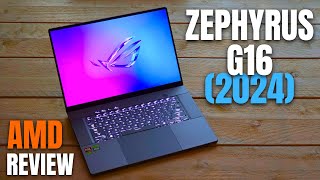 Asus ROG Zephyrus G16 2024  AMD HX 370 REVIEW Ryzen AI 9 [upl. by Lemak]