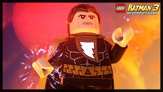 LEGO BATMAN 3  BLACK ADAM FREE ROAM GAMEPLAY amp LORE [upl. by Ardme926]