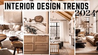 INTERIOR DESIGN TRENDS FOR 2024  HOME DECOR  DESIGN  PROJECTED TRENDS [upl. by Earazed797]