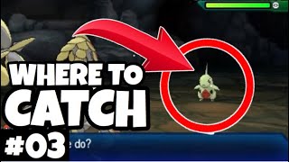 ULTRA SUN  ULTRA MOON Where To Catch  Get Larvitar  Diglett tunnel [upl. by Burns]