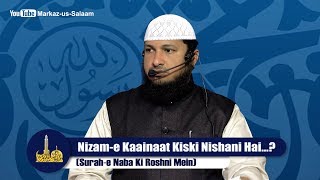 Khutba Juma Urdu  Nizame Kaainaat Kiski Nishaani Hai  By Hafiz Javeed Usman Rabbani [upl. by Araeic]