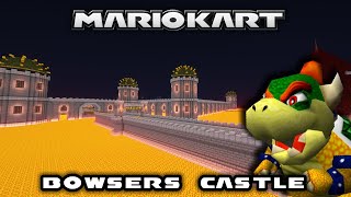 N64 Bowsers Castle REMADE in Minecraft Mario Kart 64 [upl. by Ennaylil]