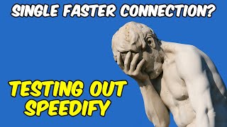 Combine Two Internet Connections Into One Faster Connection Testing Out Speedify [upl. by Schlenger]