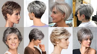 COUPE CHEVEUX 2023 FEMME 30 40 50 ANS  COIFFURE COURTE CARRÉPIXIE TENDANCE  ANNE BLANC [upl. by Ellatnahc936]