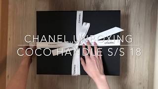 Chanel Unboxing  Coco Handle [upl. by Alleynad]