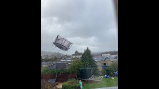 Crazy Storm Eunice in the Netherlands and the UK 2022 February 18  Stay Safe [upl. by Callie]