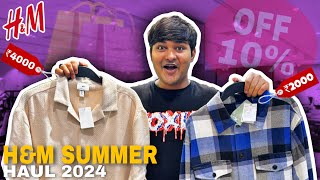 HampM Sale 2024 Summer Haul For Men  HampM Sale 2024 Shopping Haul  HampM Must Haves  Harsh Kem [upl. by Dombrowski]