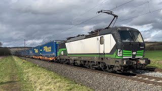 ZugverkehrTrains at RetzbachZellingen 150324 [upl. by Phil]