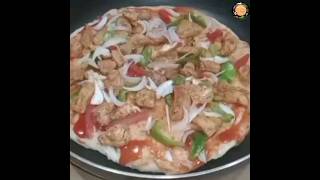 Pan Pizza Recipe💕 Watch this full video on my YouTube channel Kitchen With Irzana pizza [upl. by Arrahs]